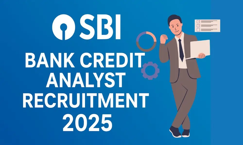 sbi bank manager credit analyst job vacancy 2025