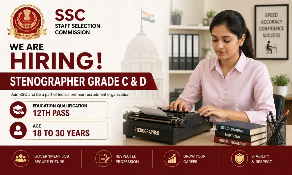 ssc stenographer job vacancy 2026